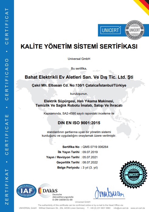 İSO 9001 2015