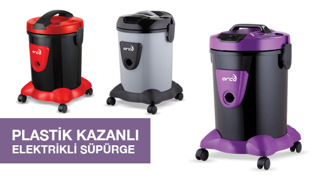 Plastik Kazanlı Elektrikli Süpürgeler